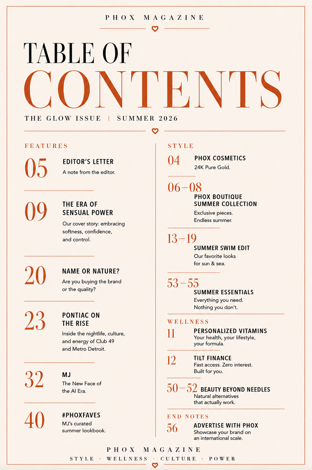 PHOX Magazine – Summer Issue | #PHOXFaves Exclusive Edition
