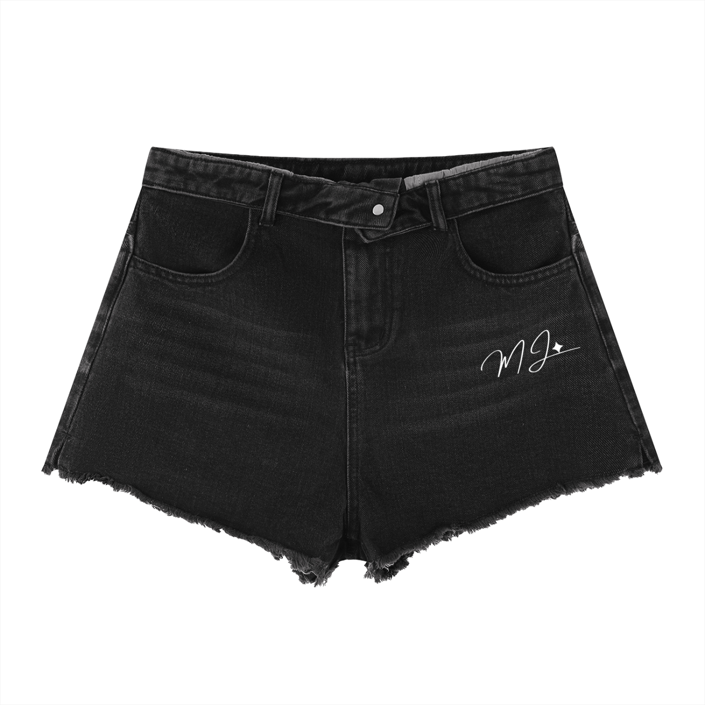 Women’s Vintage Wash High Rise Denim Shorts