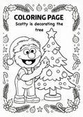 🖍️🎄Scotty’s Holiday Activity Pages!🖍️🎄