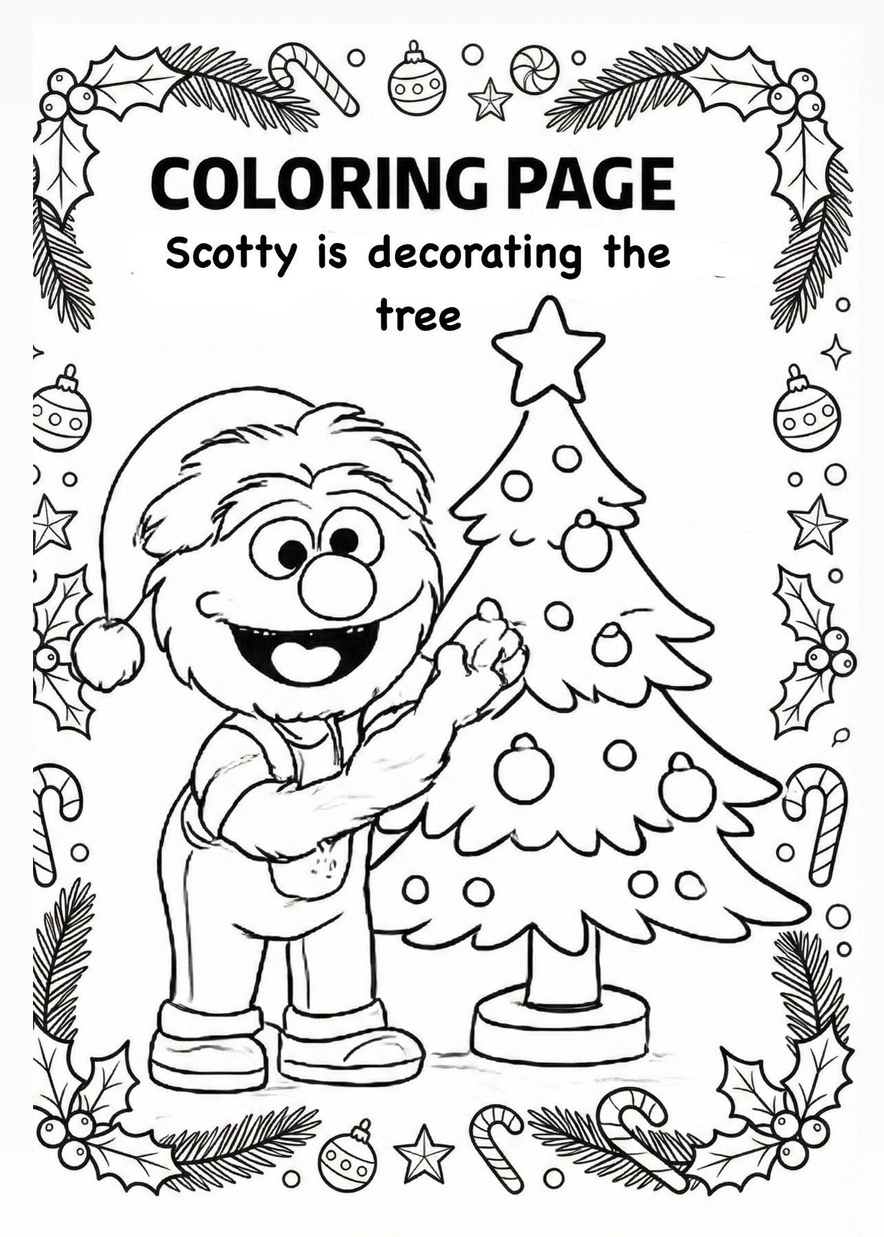 🖍️🎄Scotty’s Holiday Activity Pages!🖍️🎄